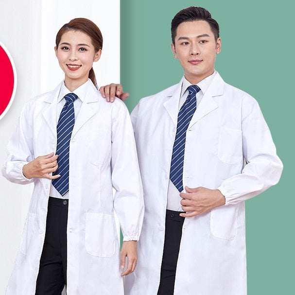 Long Sleeve Lab White Coat Men And Women