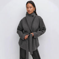 Autumn And Winter High-grade Mid-length Thick Woolen Coat