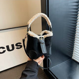 Women Casual Retro Plush Handbags