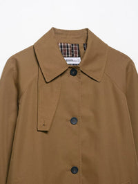 Women's Casual All-match Mid-length Trench Coat