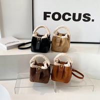 Women Casual Retro Plush Handbags