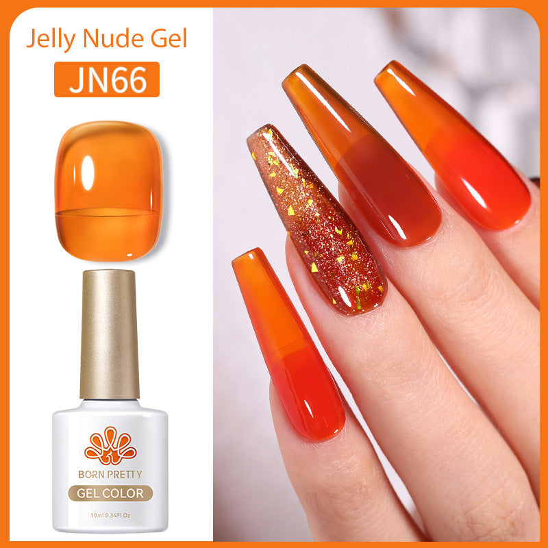 Nail Polish Transparent Color UV Polish Jelly Phototherapy Plastic