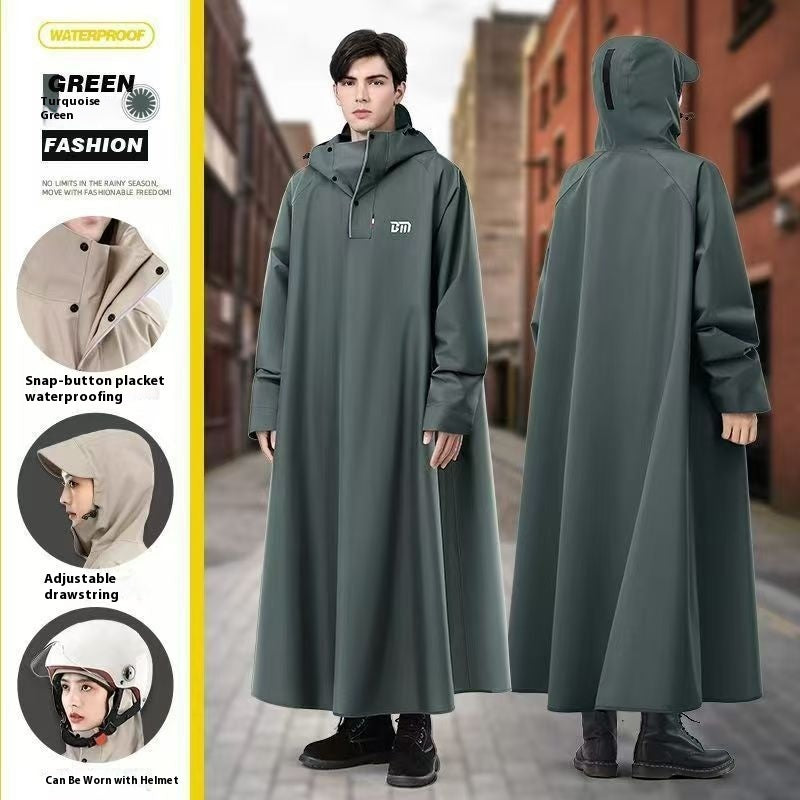 Raincoat Electric Car Thickened Long Section Whole Body