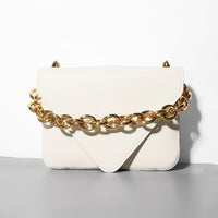 Leather Chain Shoulder Messenger Bag