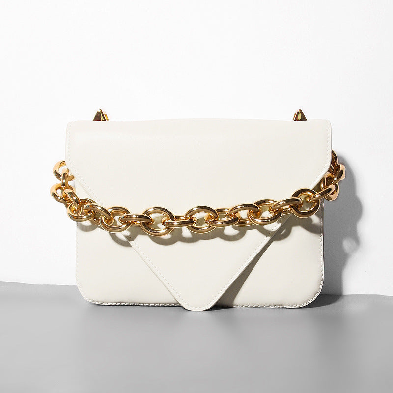 Leather Chain Shoulder Messenger Bag
