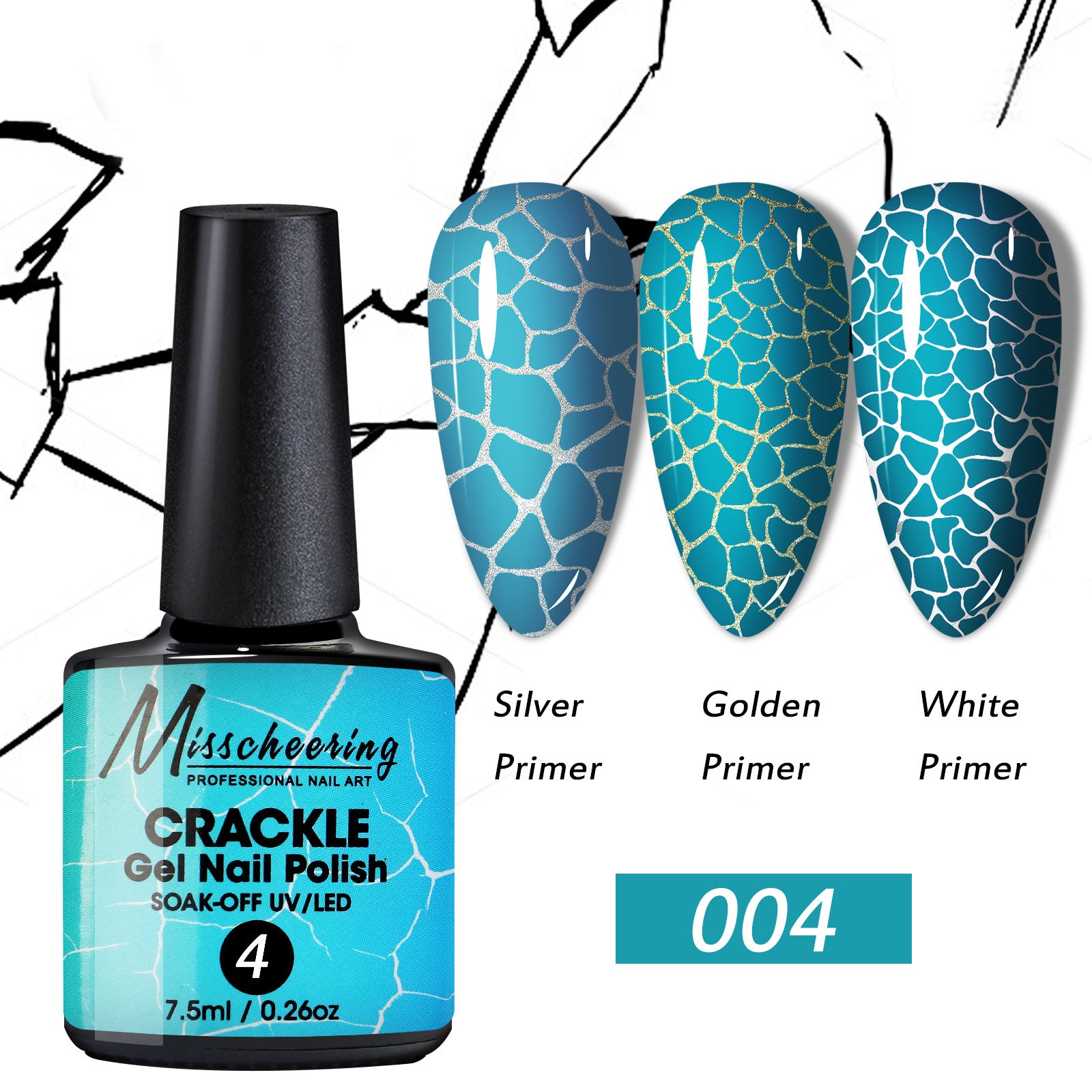 Nail Crack Glue Cracked Marble Gel Nail Polish