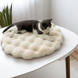 Warm Sleep Round Plush Pet Pad