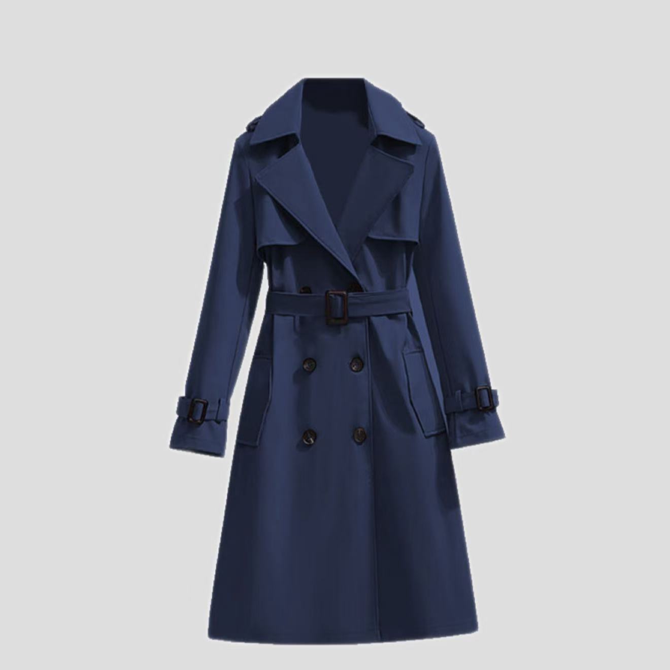 Mid-length Temperament Casual Trench Coat