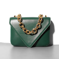Leather Chain Shoulder Messenger Bag