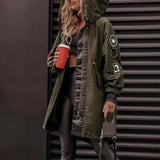 Mid-length Casual Coat For Women Anorak