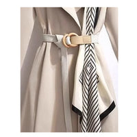 Large British Style Suit Collar Windbreaker