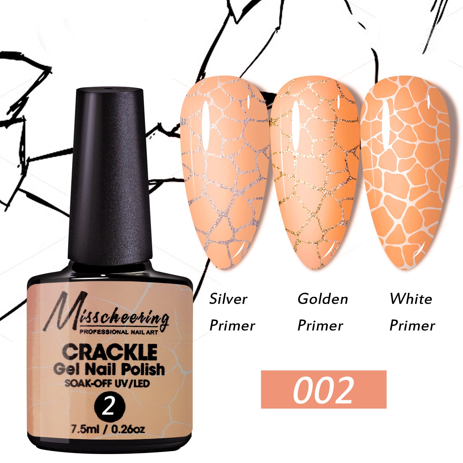 Nail Crack Glue Cracked Marble Gel Nail Polish
