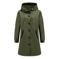 Waterproof Anorak Women's Casual Long Coat