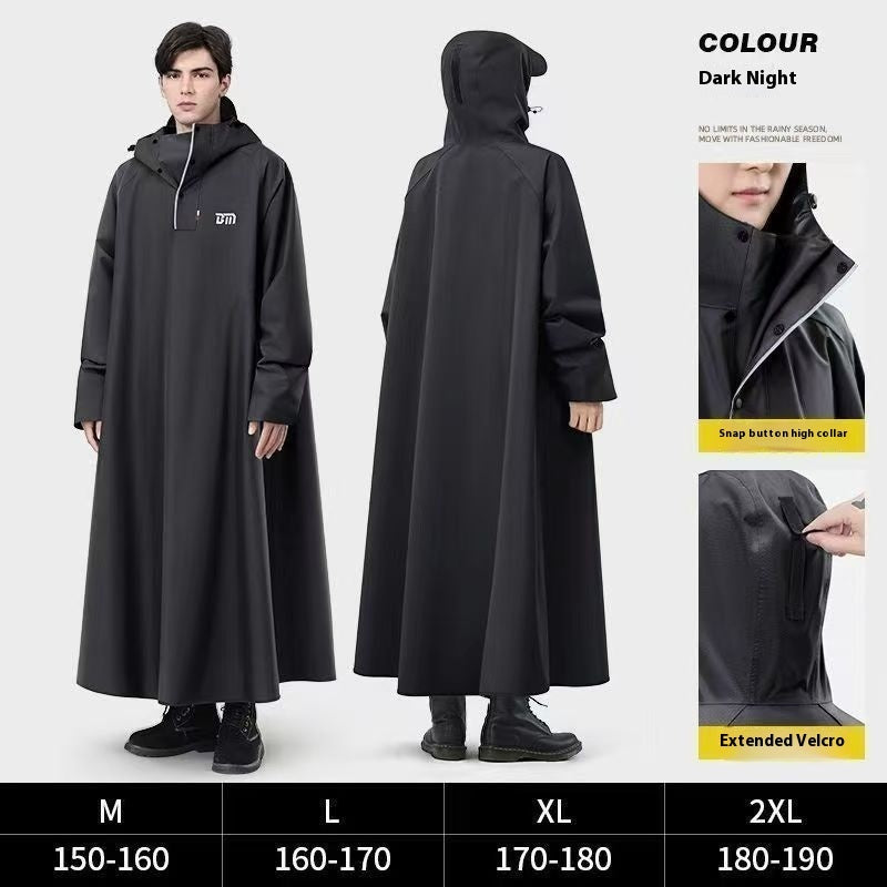 Raincoat Electric Car Thickened Long Section Whole Body