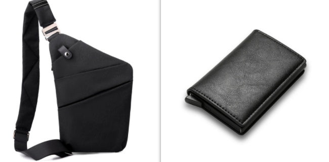 One Shoulder Canvas Chest Bags