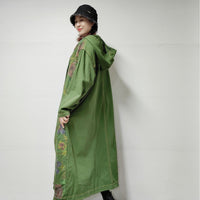 Women's Washed Do The Old Cowboy Coat Loose Casual Retro