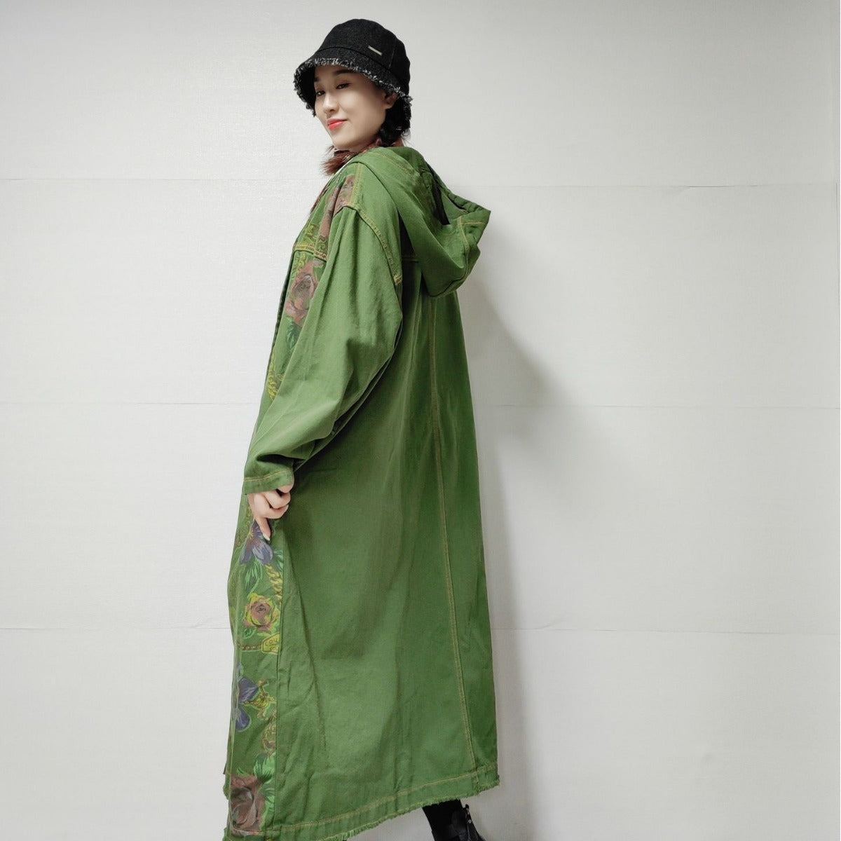 Women's Washed Do The Old Cowboy Coat Loose Casual Retro