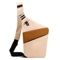 One Shoulder Canvas Chest Bags