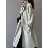 Temperament Commute Trench Coat For Women Autumn