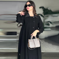 Women's Retro Biker's Mid-length Coat