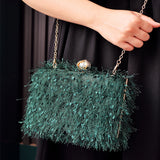 Women Tassel Square Handbags