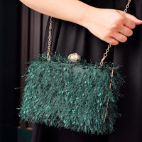 Women Tassel Square Handbags
