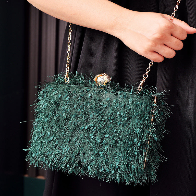 Women Tassel Square Handbags