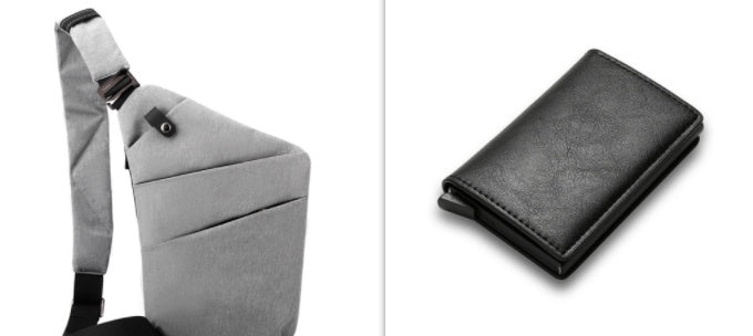 One Shoulder Canvas Chest Bags